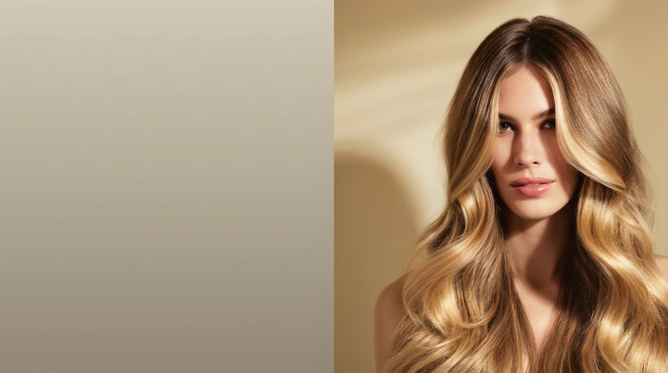 A soft, blended blonde finished at Meraki Hair Atelier